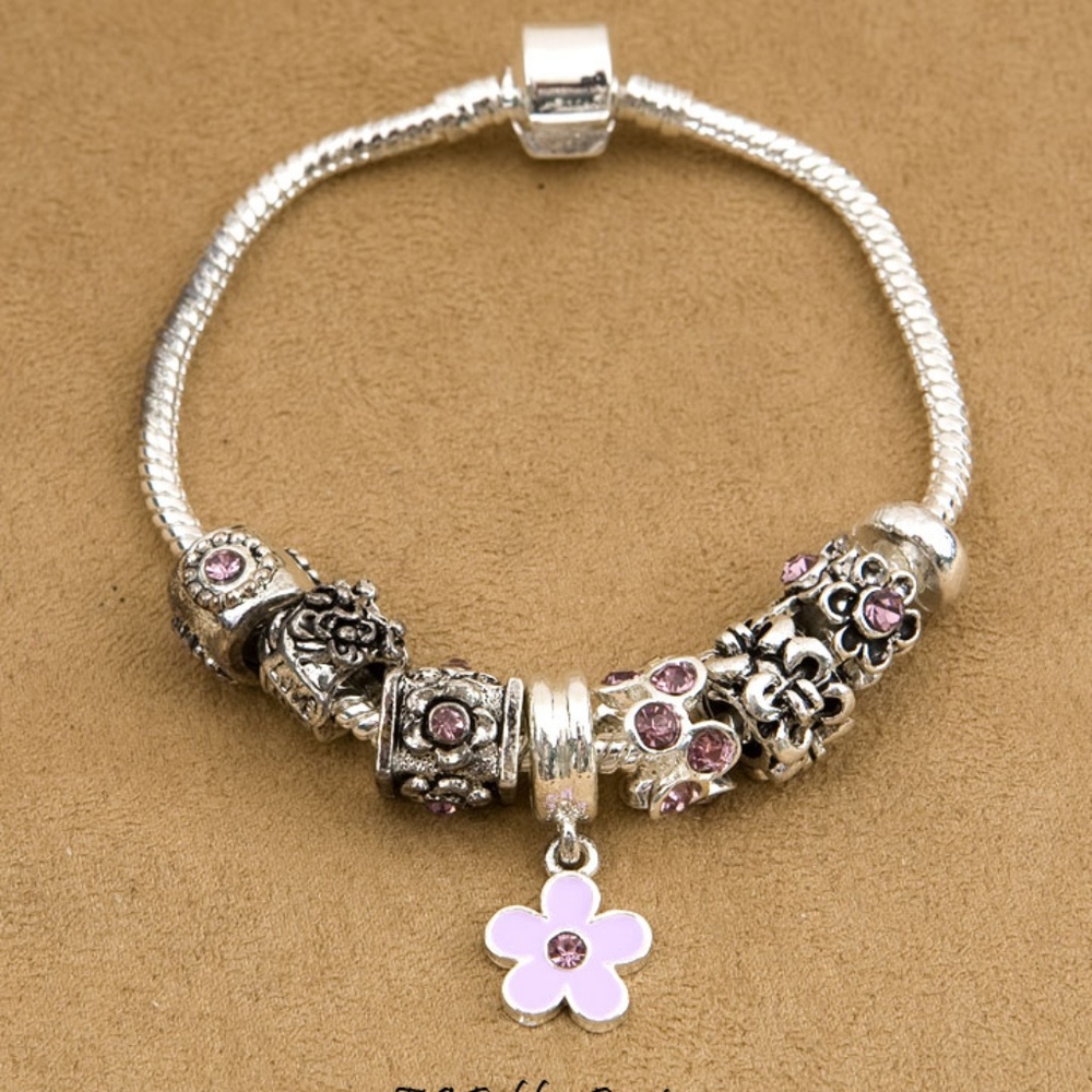 Pandora Style Charm Bracelet